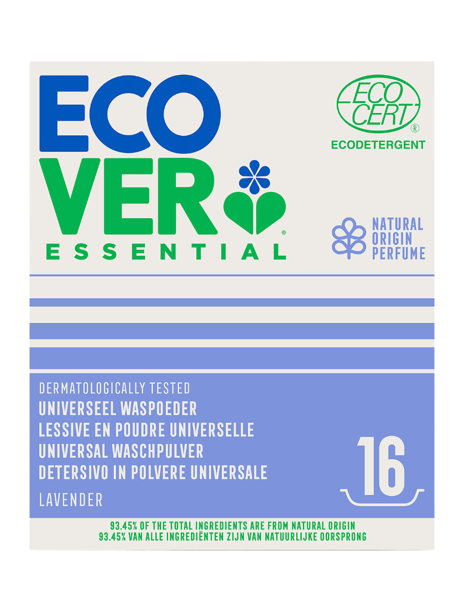 Стиральный порошок автомат универсал Ecover Essential экологичный концентрат 1200г (Ecocert)